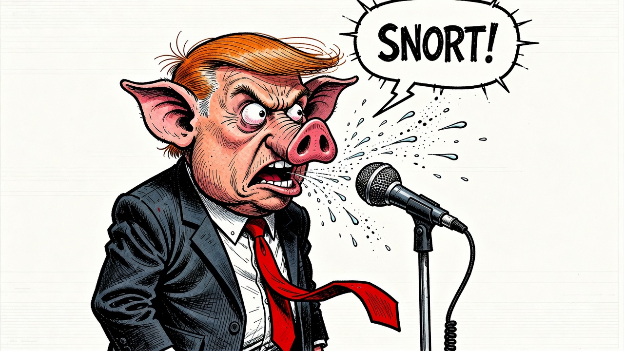 editorial cartoon caricature