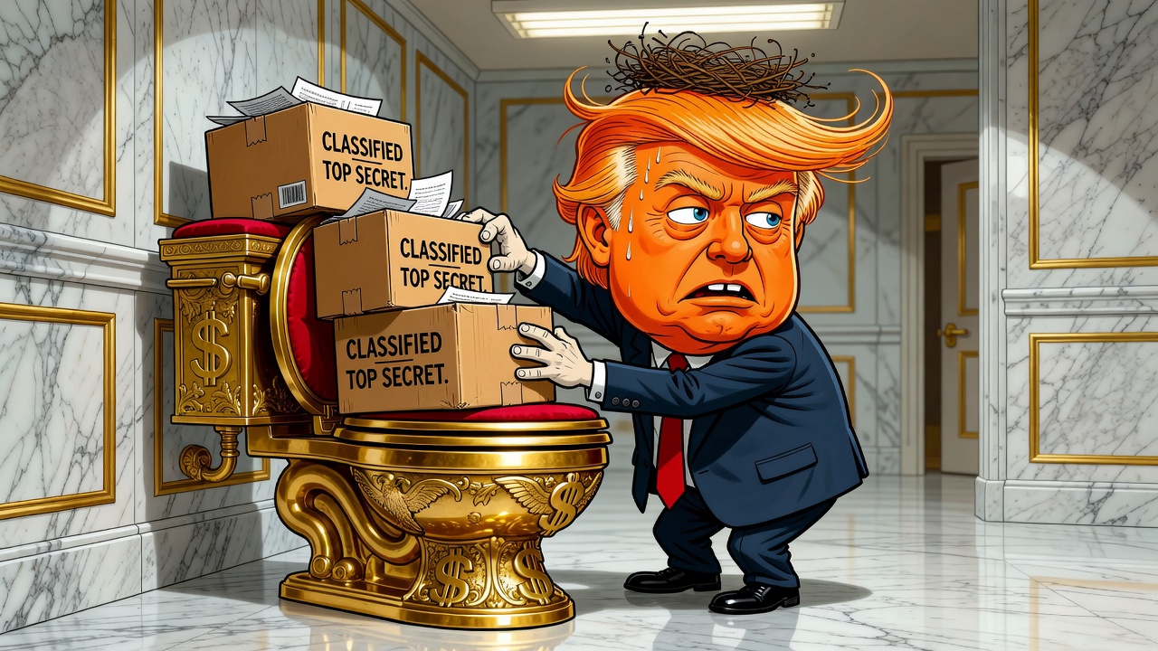 editorial cartoon caricature