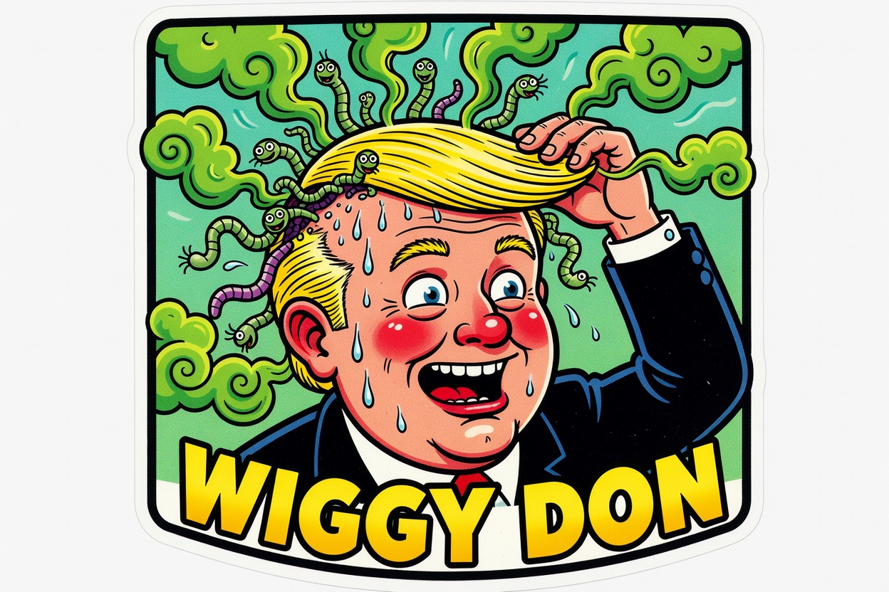 gross-out parody trading card
